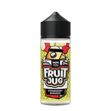 STRAWBERRY BONANZA SHORTFILL E-LIQUID BY FRUITY JUG 100ML