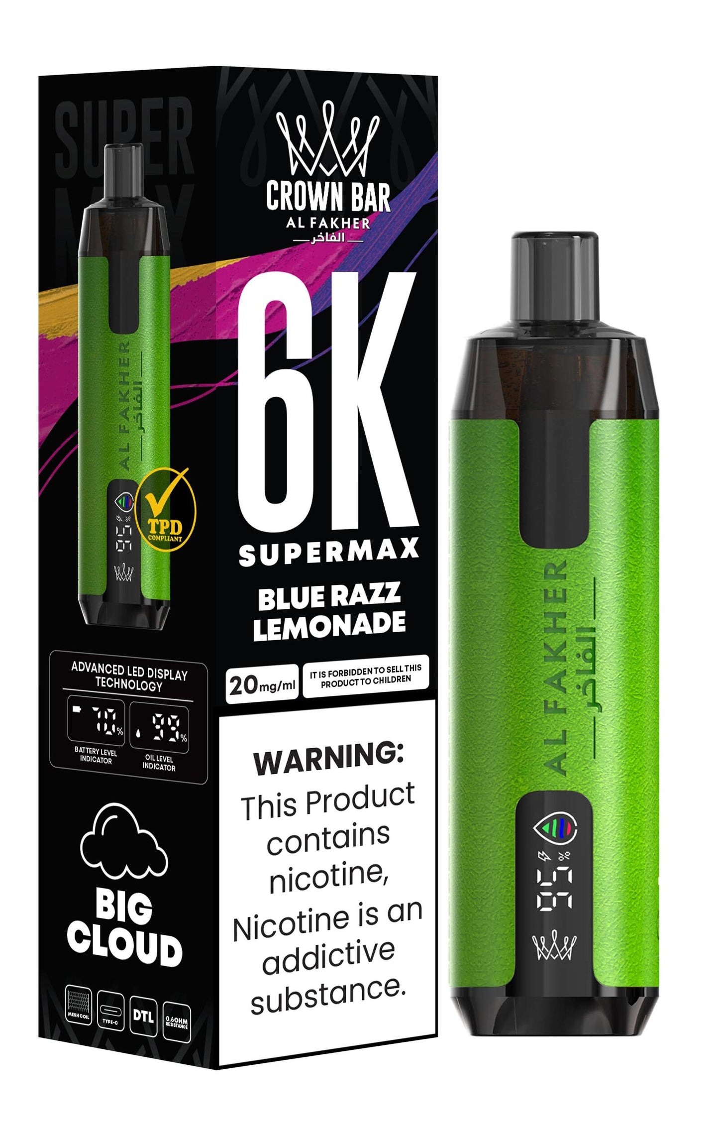 Al Fakher crown bar 6k Supermax
