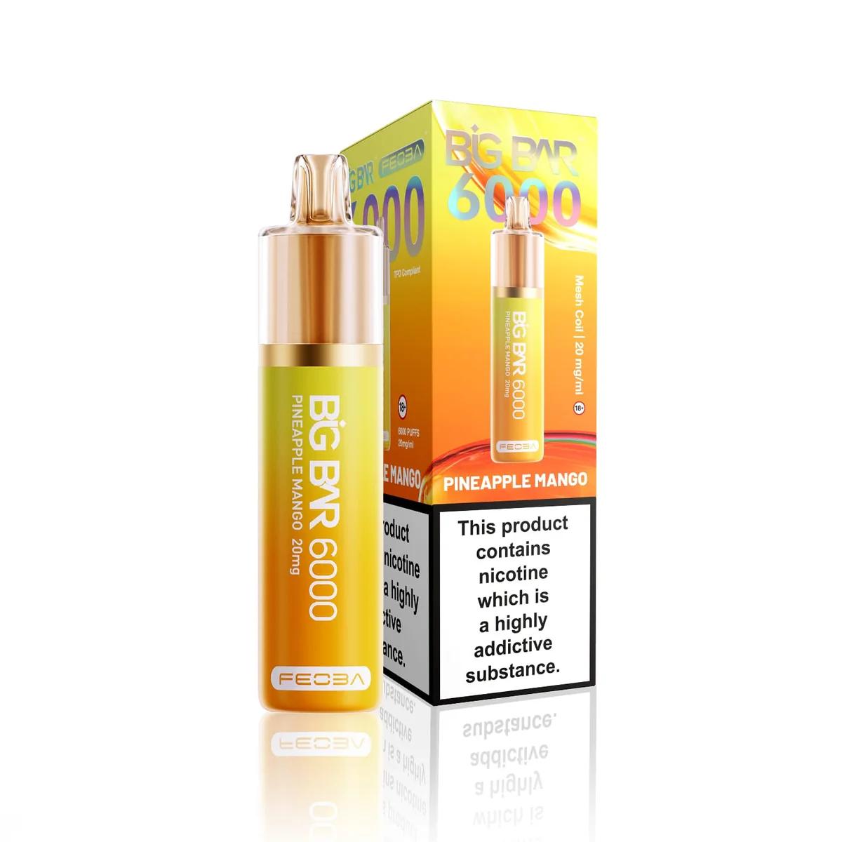 Feoba Big Bar 6000 Puffs Disposable Vape 20mg
