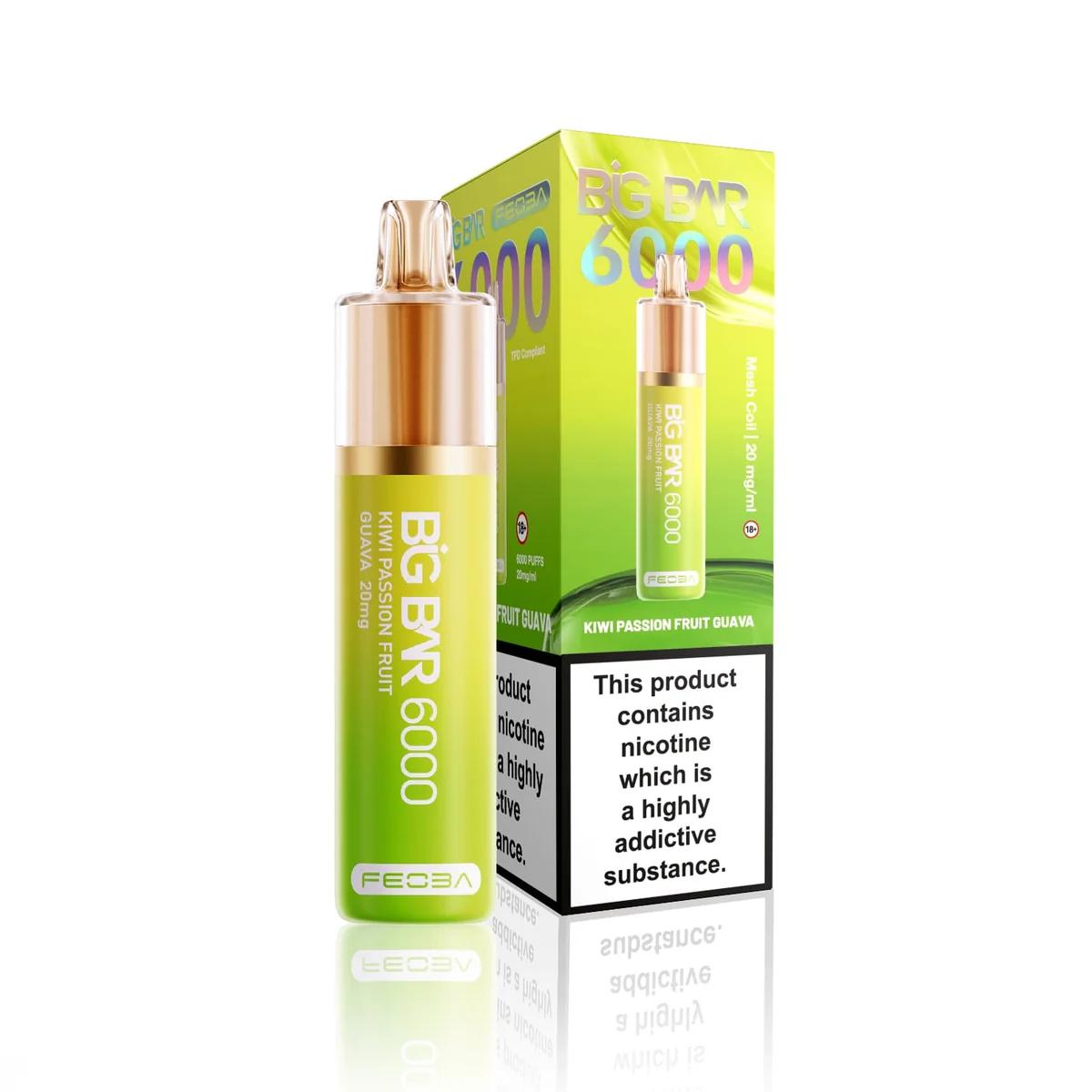 Feoba Big Bar 6000 Puffs Disposable Vape 20mg