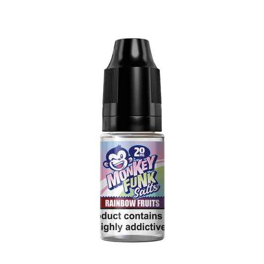 Monkey Funk Salts - Rainbow Fruits - 10ml nic Salt