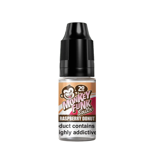 Monkey Funk Salts - Raspberry Donut - 10ml nic Salt