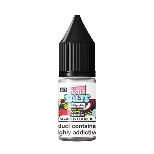 Forbidden Exotic Salts - Strawberry Lychee Ice - 10ml nic Salt