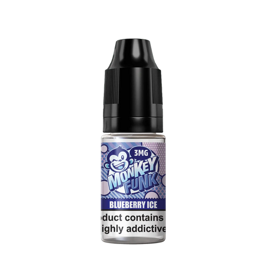 BLUEBERRY ICE E-LIQUID BY Monkey Funk 10ML