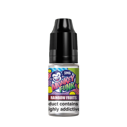 RAINBOW FRUITS E-LIQUID BY Monkey Funk 10ML