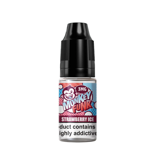STRAWBERRY ICE E-LIQUID BY Monkey Funk 10ML