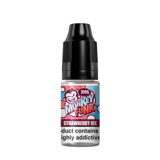 STRAWBERRY ICE E-LIQUID BY Monkey Funk 10ML