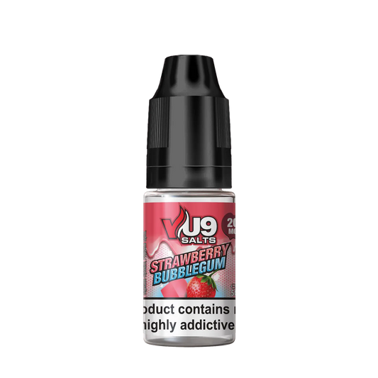Strawberry Bubblegum - Nic salt E-Liquid By VU9 10ml