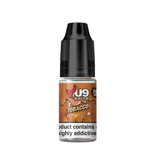 Tobacco - Nic salt E-Liquid By VU9 10ml