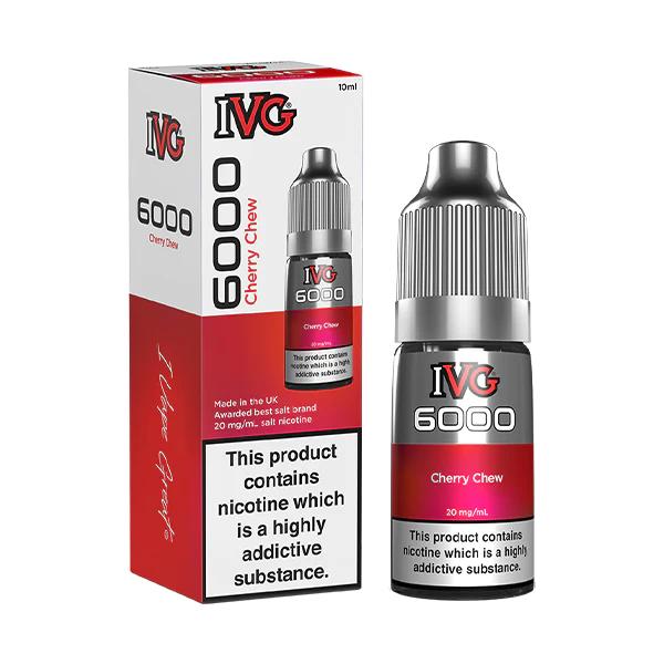 Product Image of Cherry Chew Nic Salt E-Liquid by IVG 6000 Bar Salts 10ml