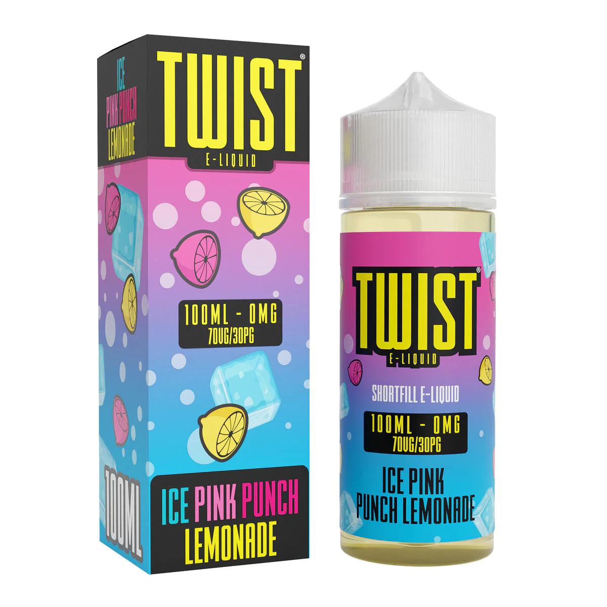 Product Image of Ice Pink Punch Lemonade Shortfill E-liquid by Twist Juice 100ml