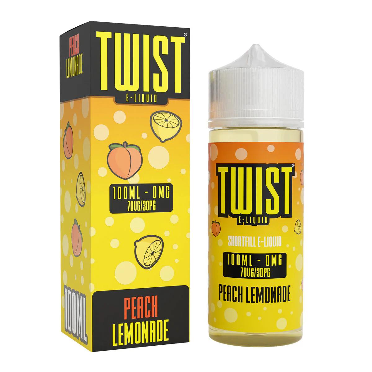 Product Image of Peach Lemonade Shortfill E-liquid by Twist Juice 100ml