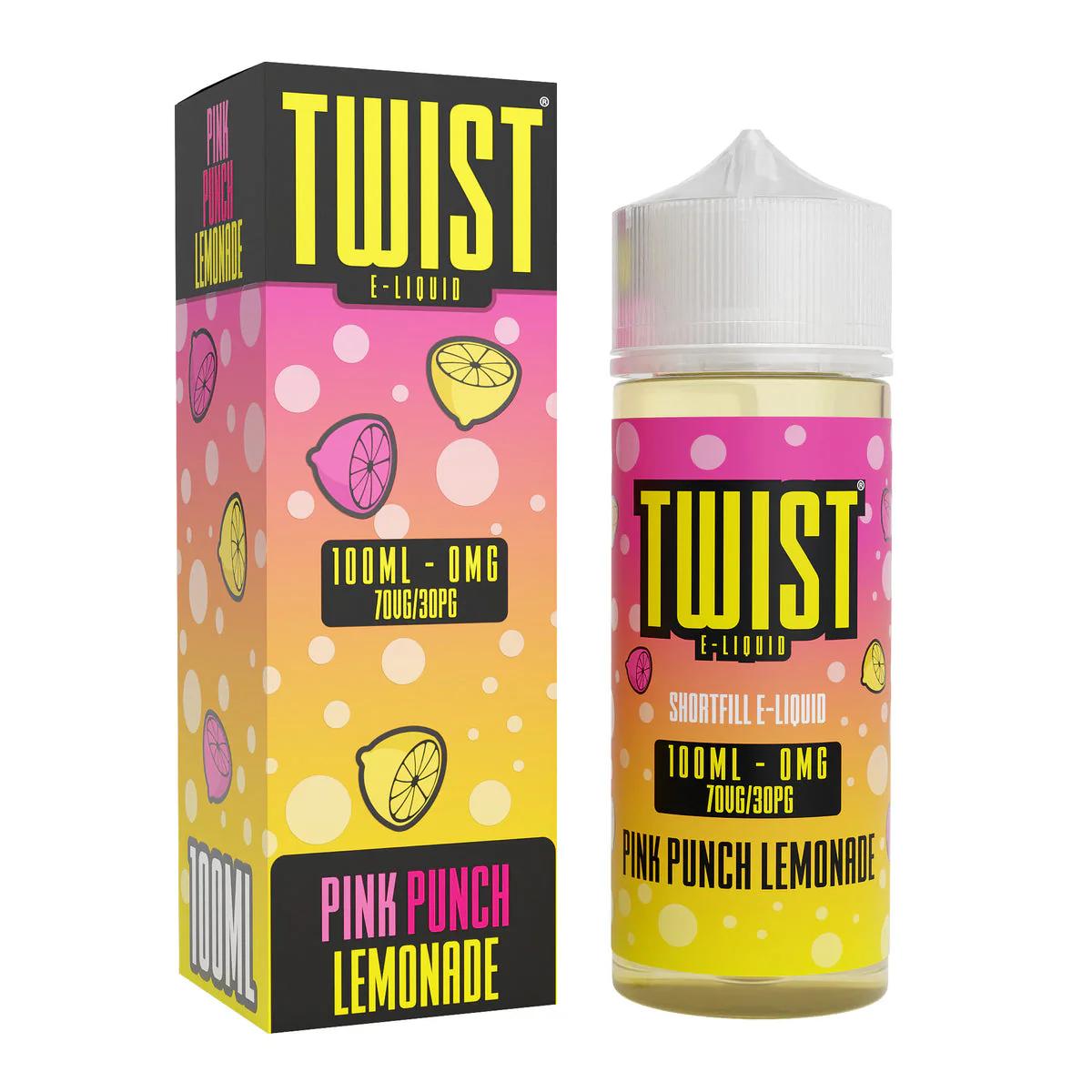 Product Image of Pink Punch Lemonade Shortfill E-liquid by Twist Juice 100ml