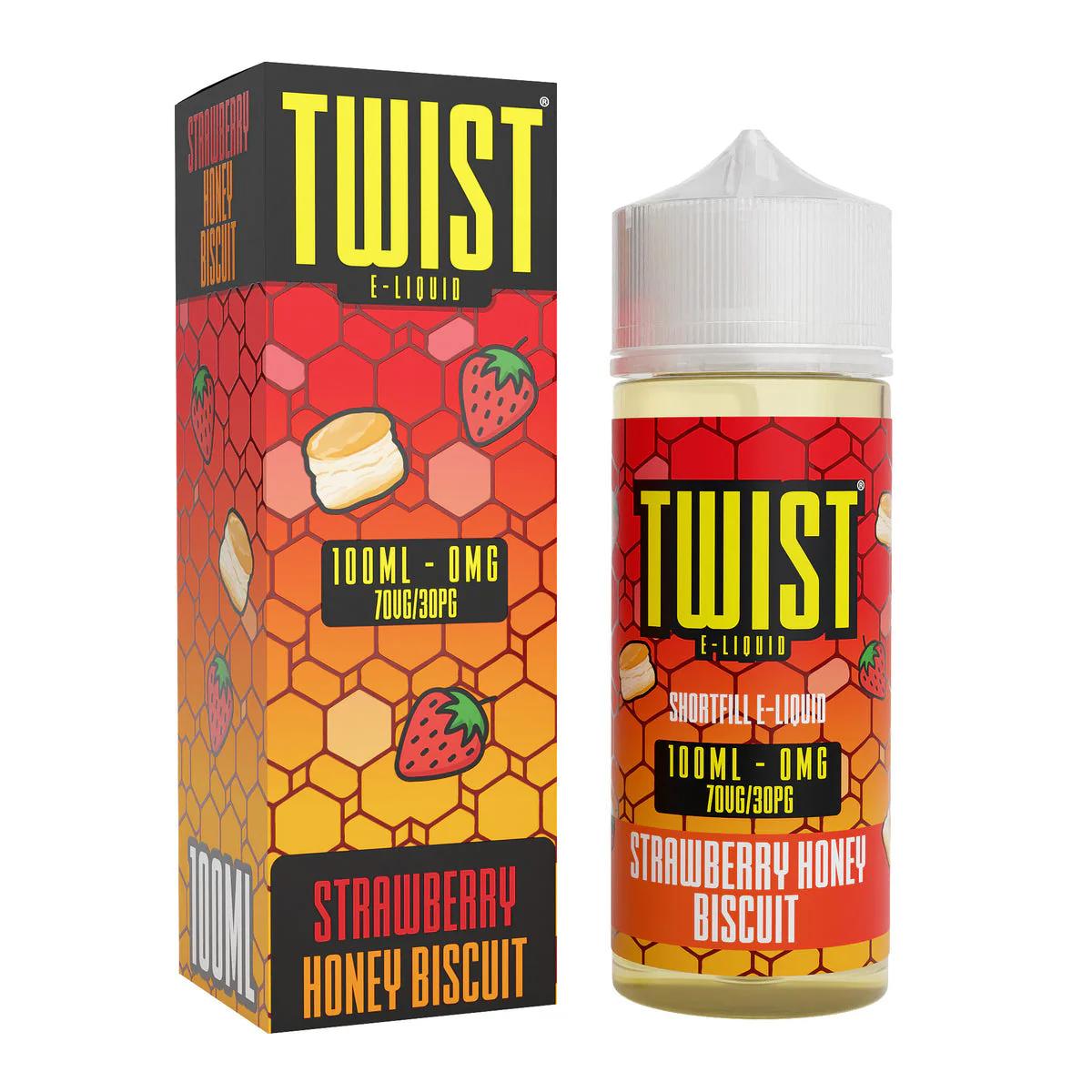 Product Image of Strawberry Honey Biscuit Shortfill E-liquid by Twist Juice 100ml