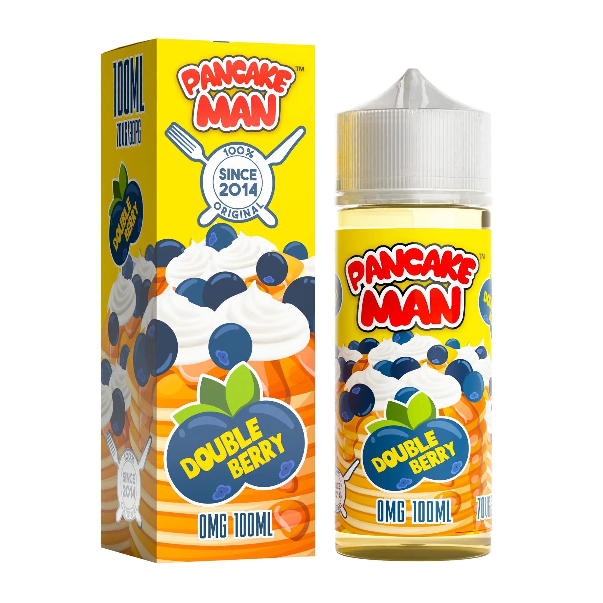 Product Image of Double Berry Shortfill E-liquid by Vape Juice Pancake Man 100ml