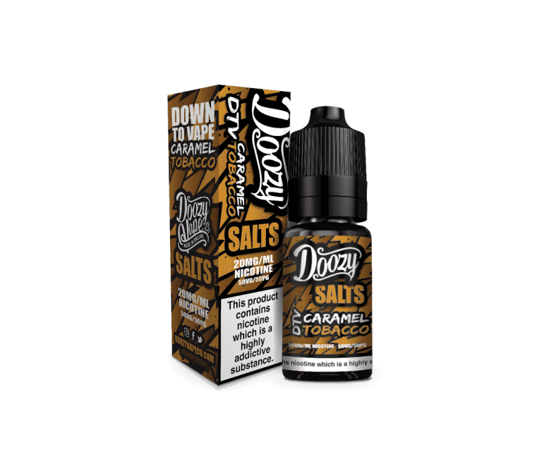 Product Image of Caramel Tobacco Nic Salt E-Liquid by Doozy Salts 10ml