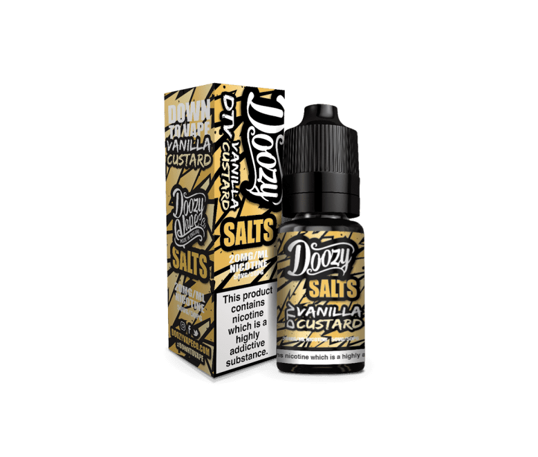 Product Image of Vanilla Custard Nic Salt E-Liquid by Doozy Salts 10ml