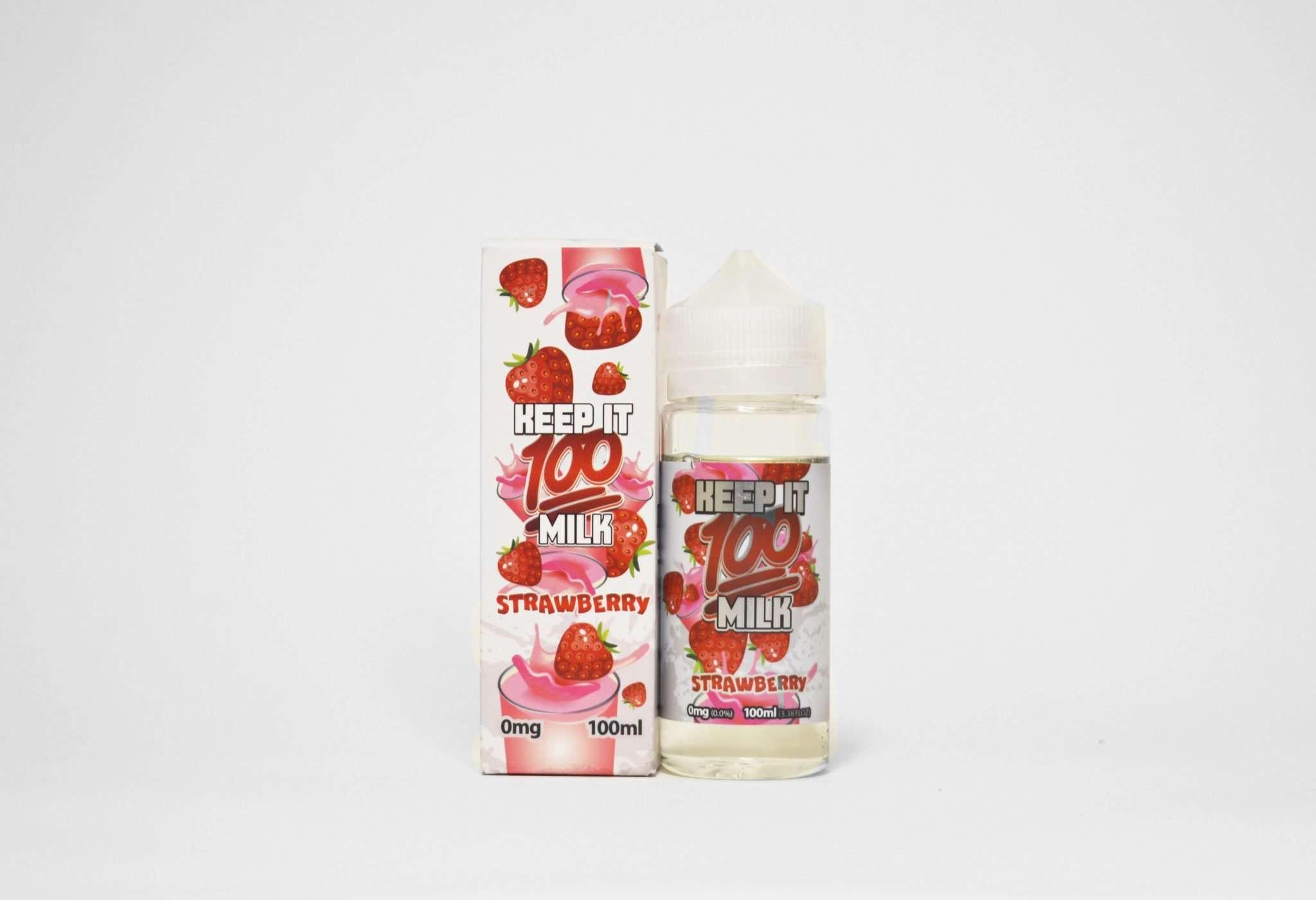 Product Image of Keep It 100 E Liquid - Strawberry Milk - 100ml