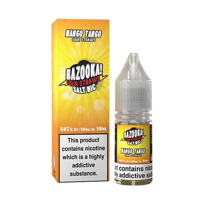 Product Image of Mango Tango Sour Straws Nic Salt E-Liquid by Bazooka 10ml