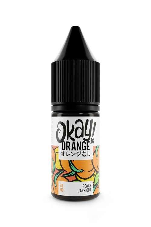 Product Image of Peach Apricot Nic Salt E-Liquid by Okay ! Orange 10ml