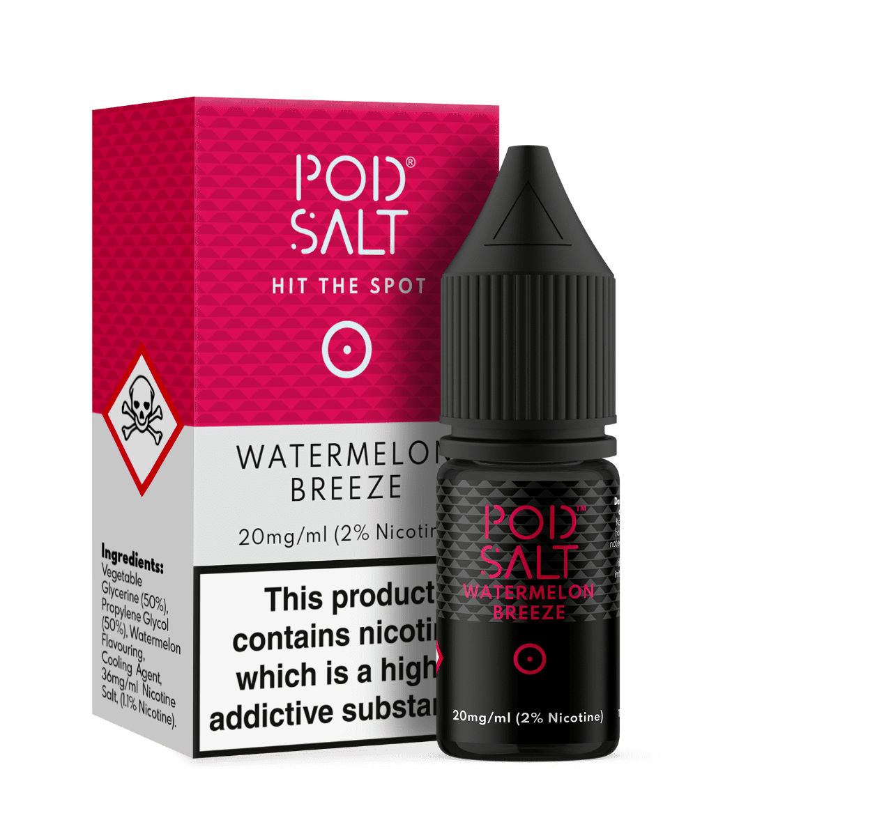 Product Image of Watermelon Breeze Nic Salt E-Liquid by Pod Salt 10ml