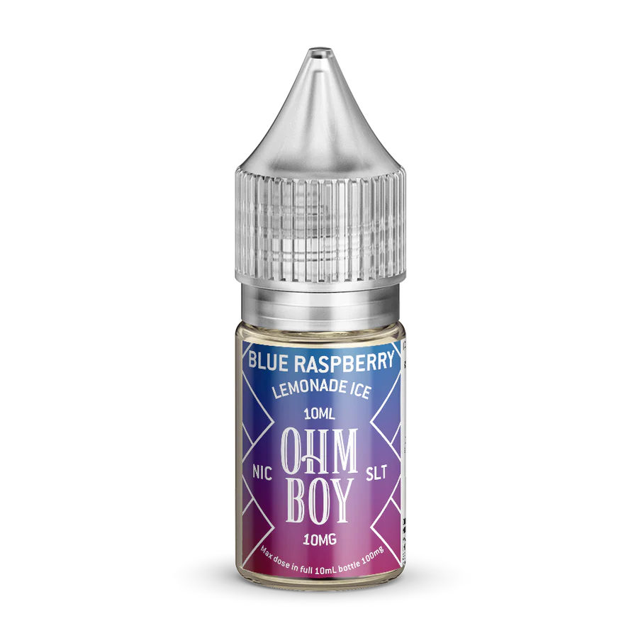 Product Image of Blue Raspberry Lemonade Ice Nic Salt E-Liquid by Ohm Boy 10ml