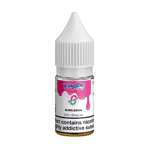 Product Image of Bubblegum Nic Salt E-Liquid by Kingston Bar Salts 10ml