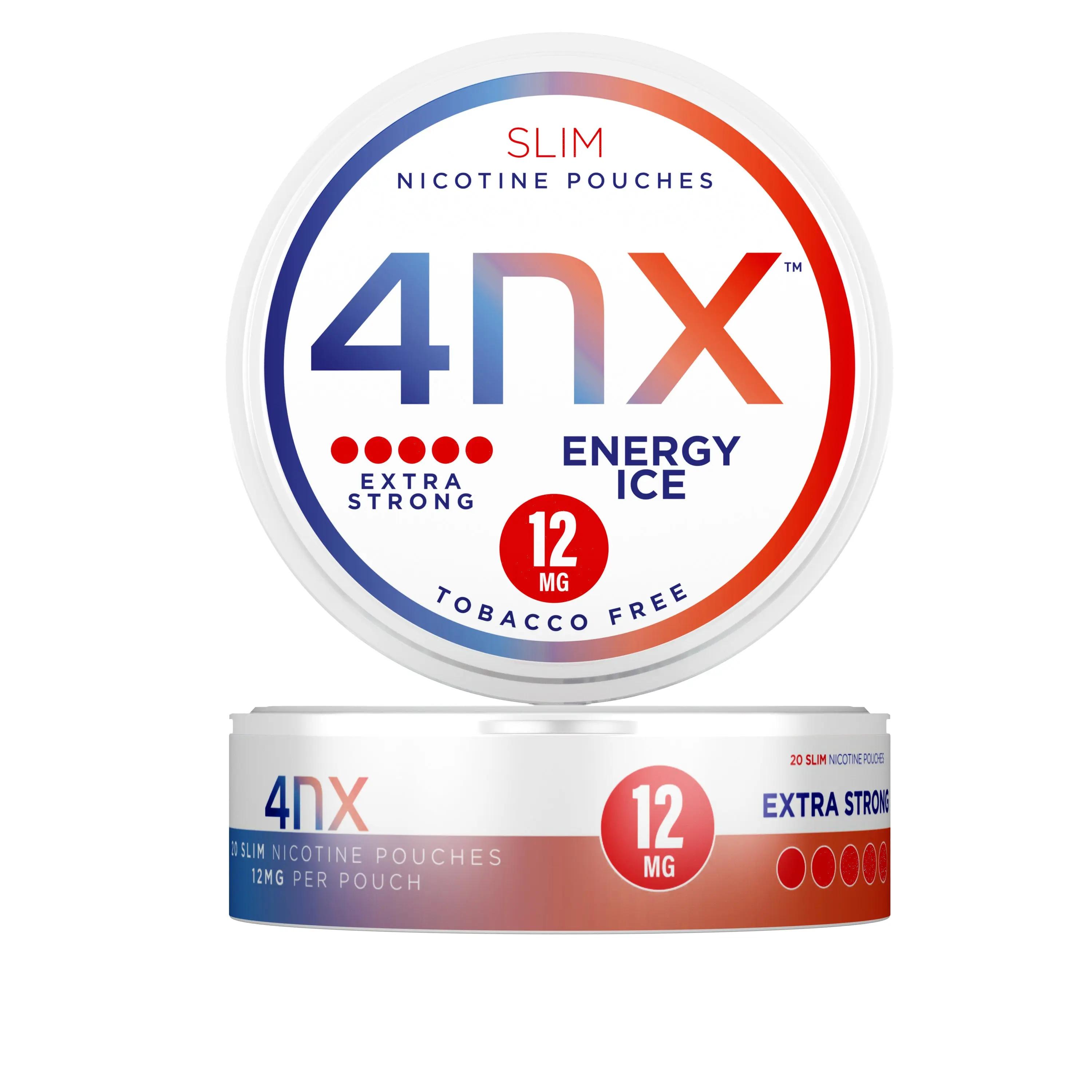 Product Image of Energy Ice Extra Strong Nicotine Pouches by 4NX 12mg