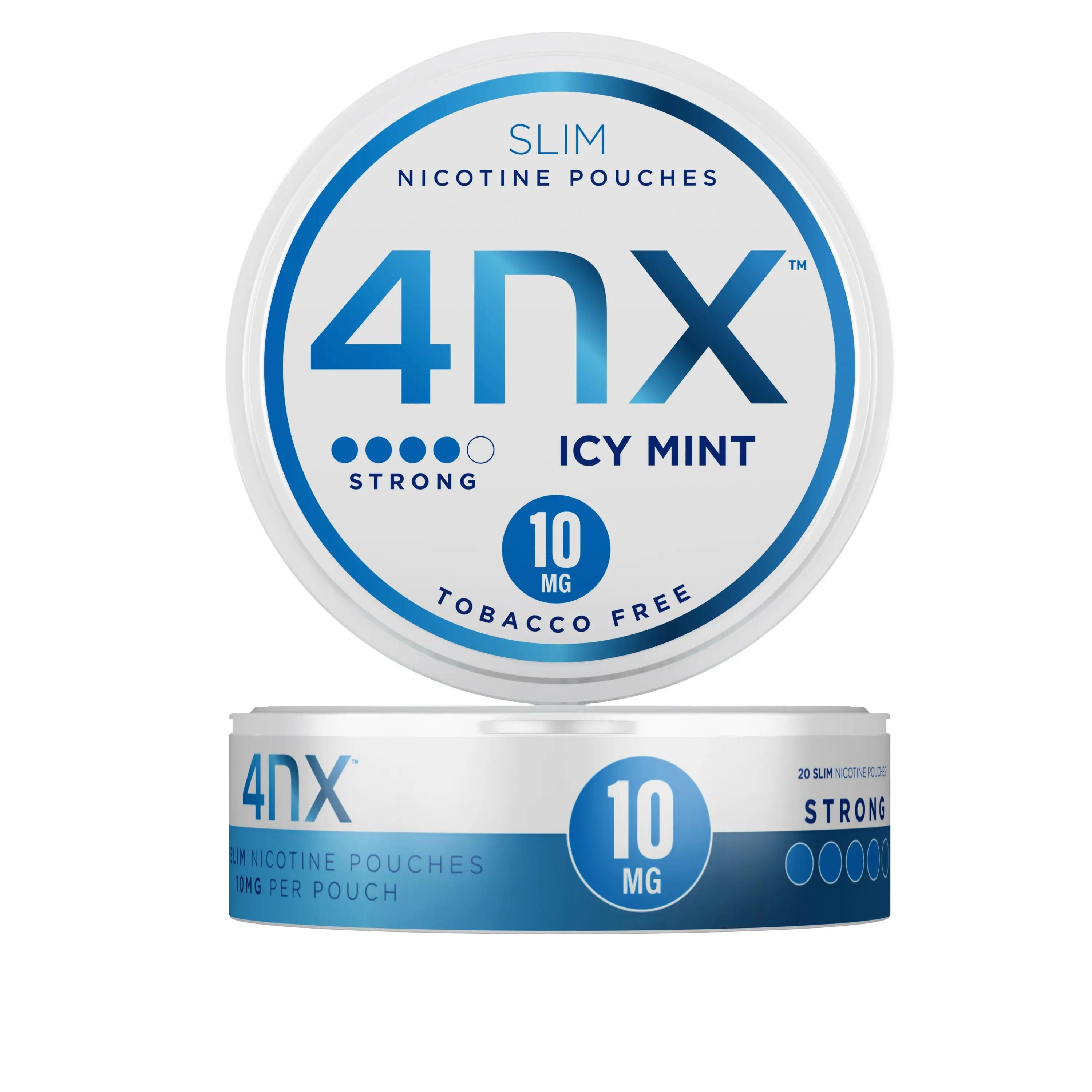 Product Image of Icy Mint Strong Nicotine Pouches by 4NX 10mg