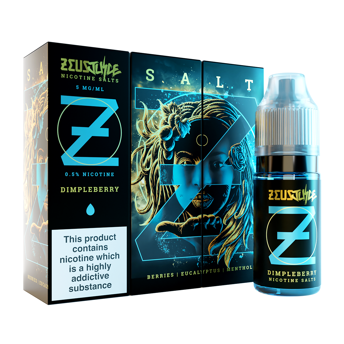 Product Image of Dimpleberry Nic Salt E-Liquid by Zeus Juice 10ml