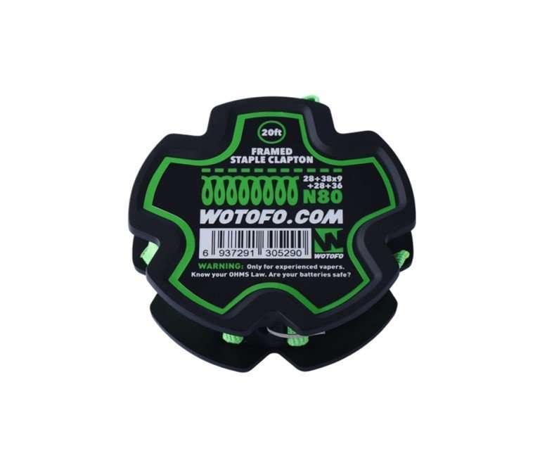 Product Image of Wotofo - Wire Reels - Framed Staple Clapton (28+39x9+28+36) - 20ft