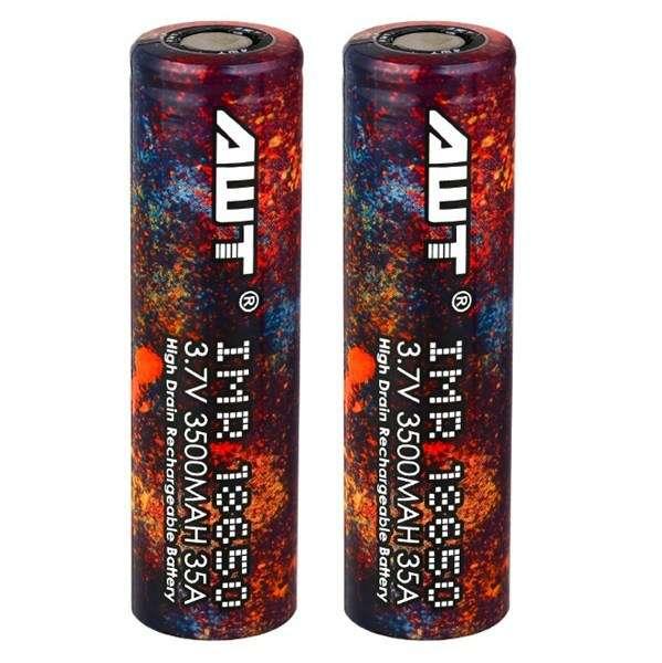 Product Image of 2 x AWT 18650 3.7V 3500MAH 35A