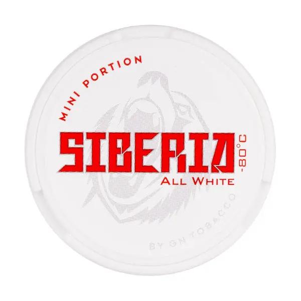 Product Image of All White Mini Nicotine Pouches by Siberia 16.5mg