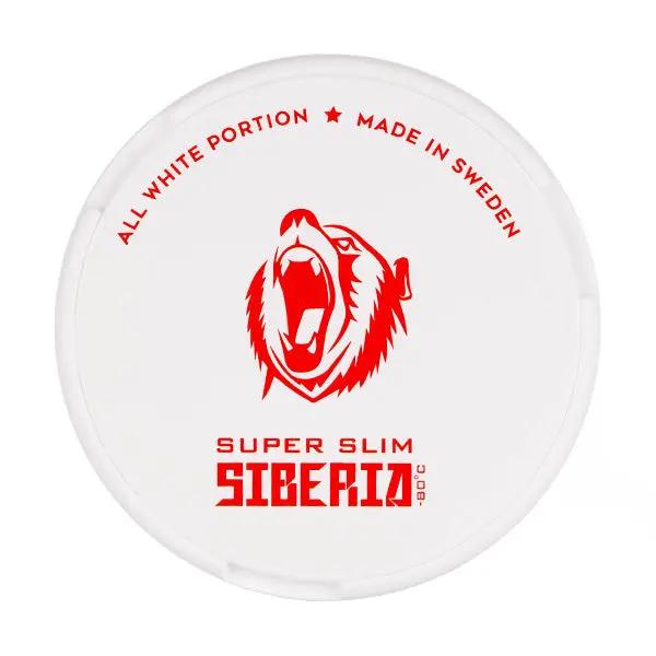 Product Image of All White Super Slim Nicotine Pouches by Siberia 24.45mg