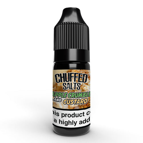 Product Image of Apple Crumble and Custard Nic Salt E-Liquid by Chuffed Salts 10ml