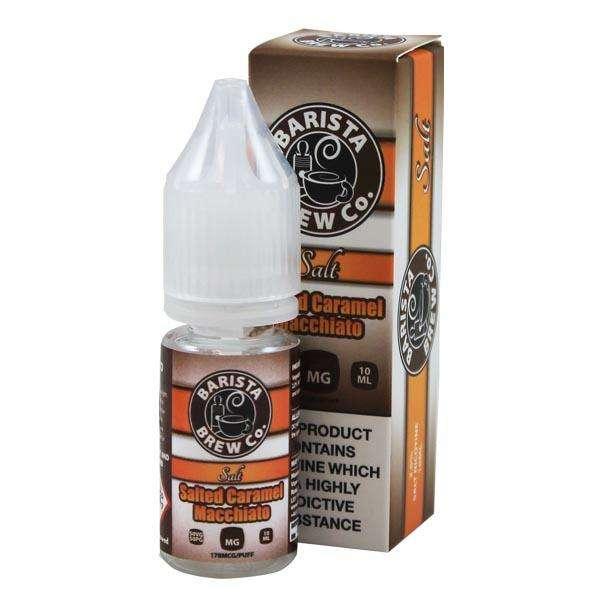 Product Image of Salted Caramel Macchiato Nic Salt E-liquid by Barista Brew 10ml