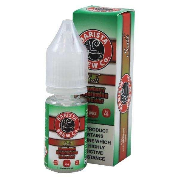 Product Image of Strawberry Watermelon Refresher Nic Salt E-liquid by Barista Brew 10ml