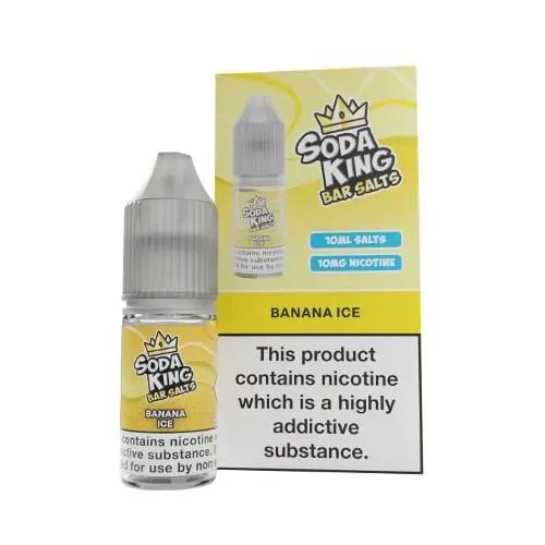 Product Image of Banana Ice Nic Salt E-Liquid by Soda King Bar Salts 10ml