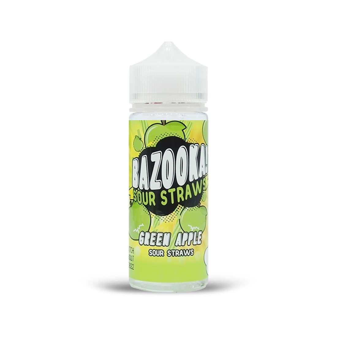 Product Image of Bazooka E Liquid - Green Apple Sour Straws - 100ml