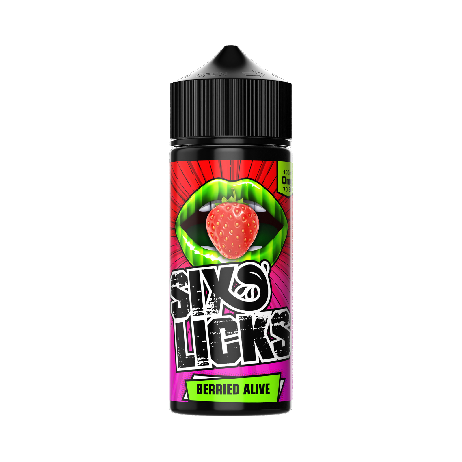 Product Image of Six Licks E Liquid - Berried Alive - 100ml