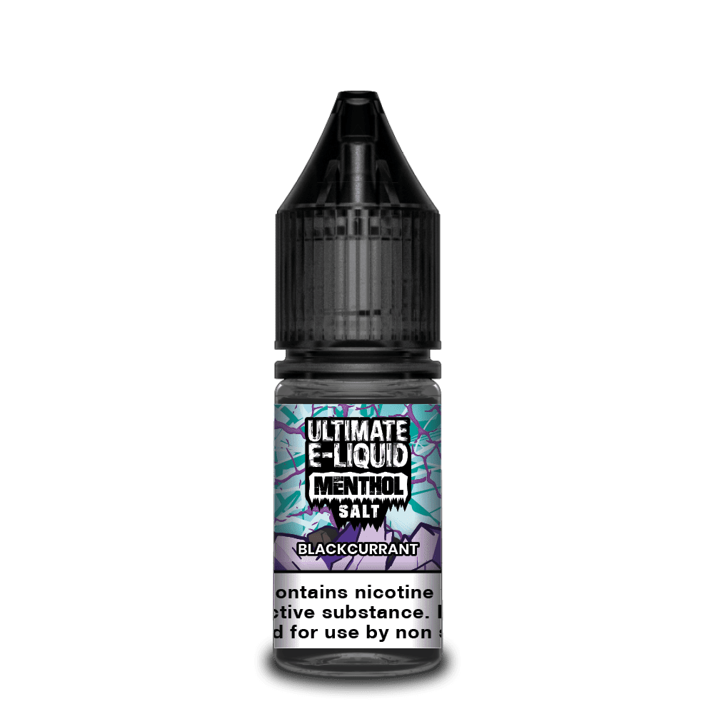 Product Image of Blackcurrant Menthol Nic Salt E-Liquid by Ultimate Salts 10ml