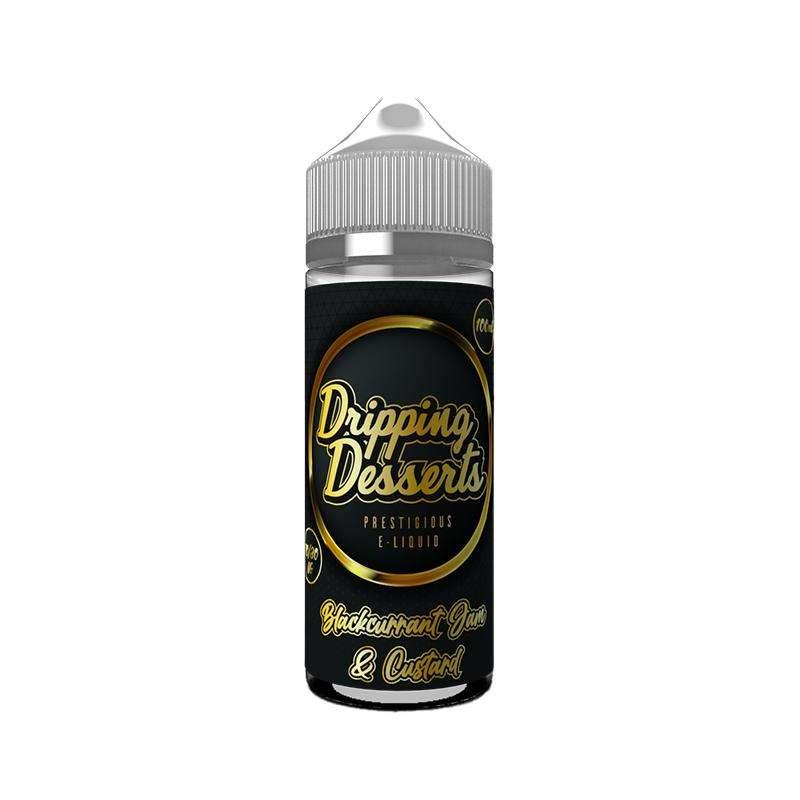 Product Image of Dripping Desserts E Liquid - Blackcurrant Jam & Custard - 100ml