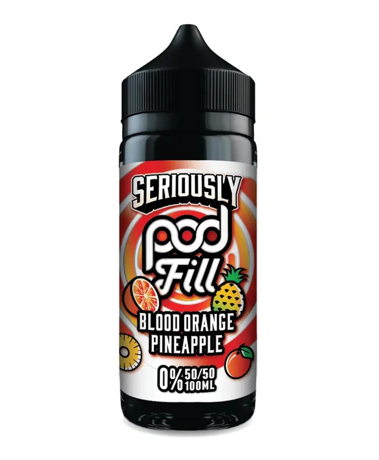 Product Image of Blood Orange Pineapple Shortfill E-liquid by Seriously Pod Fill 100ml