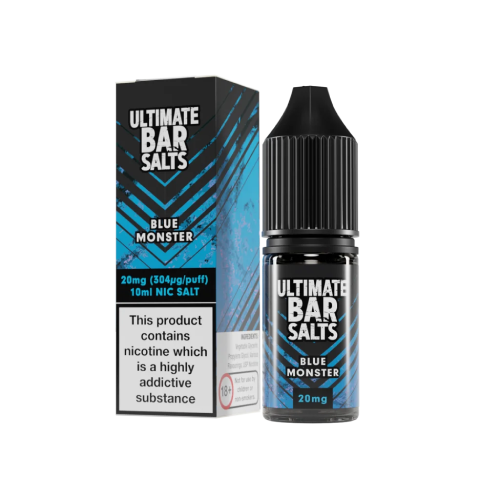 Product Image of Blue Monster Nic Salt E-Liquid by Ultimate Bar Salts 10ml