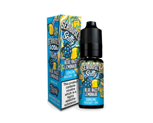 Product Image of Blue Razz Lemonade Nic Salt E-Liquid by Doozy Seriously Soda 10ml