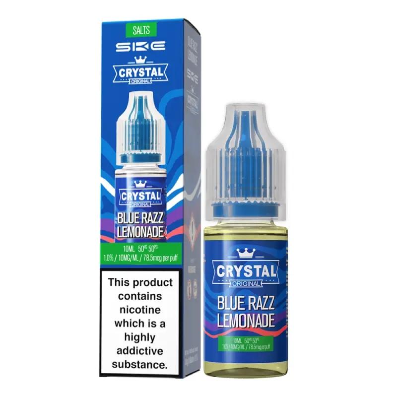 Product Image of Blue Razz Lemonade Nic Salt E-Liquid by SKE Crystal Original 10ml