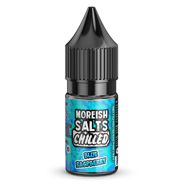 Product Image of Chilled Blue Raspberry Nic Salt E-liquid by Moreish Puff 10ml