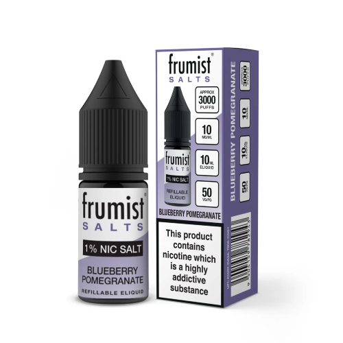 Product Image of Blueberry Pomegranate Nic Salt E-Liquid by Frumist Salts 10ml