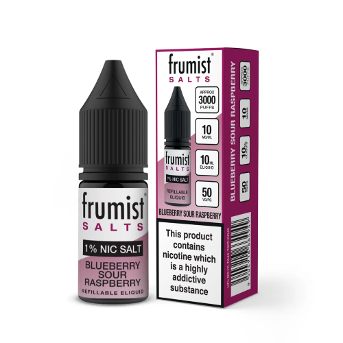 Product Image of Blueberry Sour Raspberry Nic Salt E-Liquid by Frumist Salts 10ml