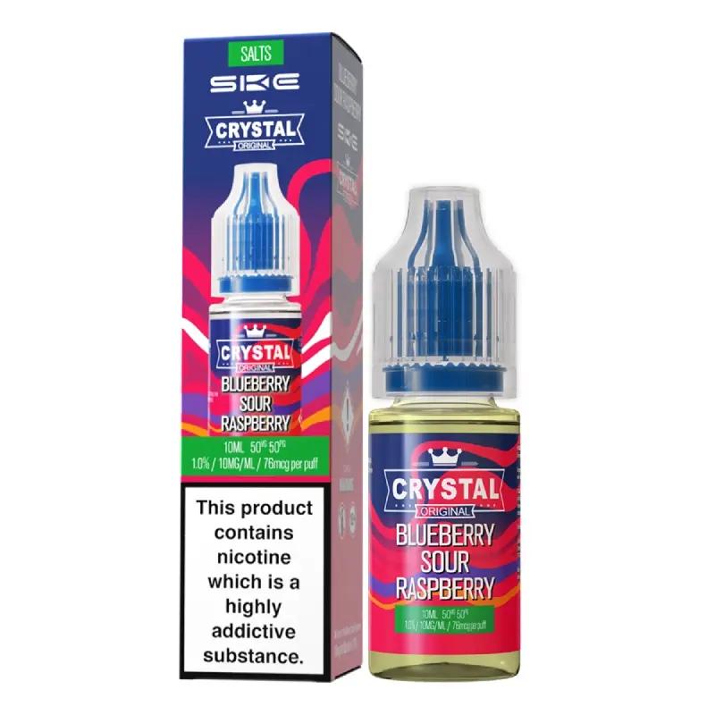 Product Image of Blueberry Sour Raspberry Nic Salt E-Liquid by SKE Crystal Original 10ml